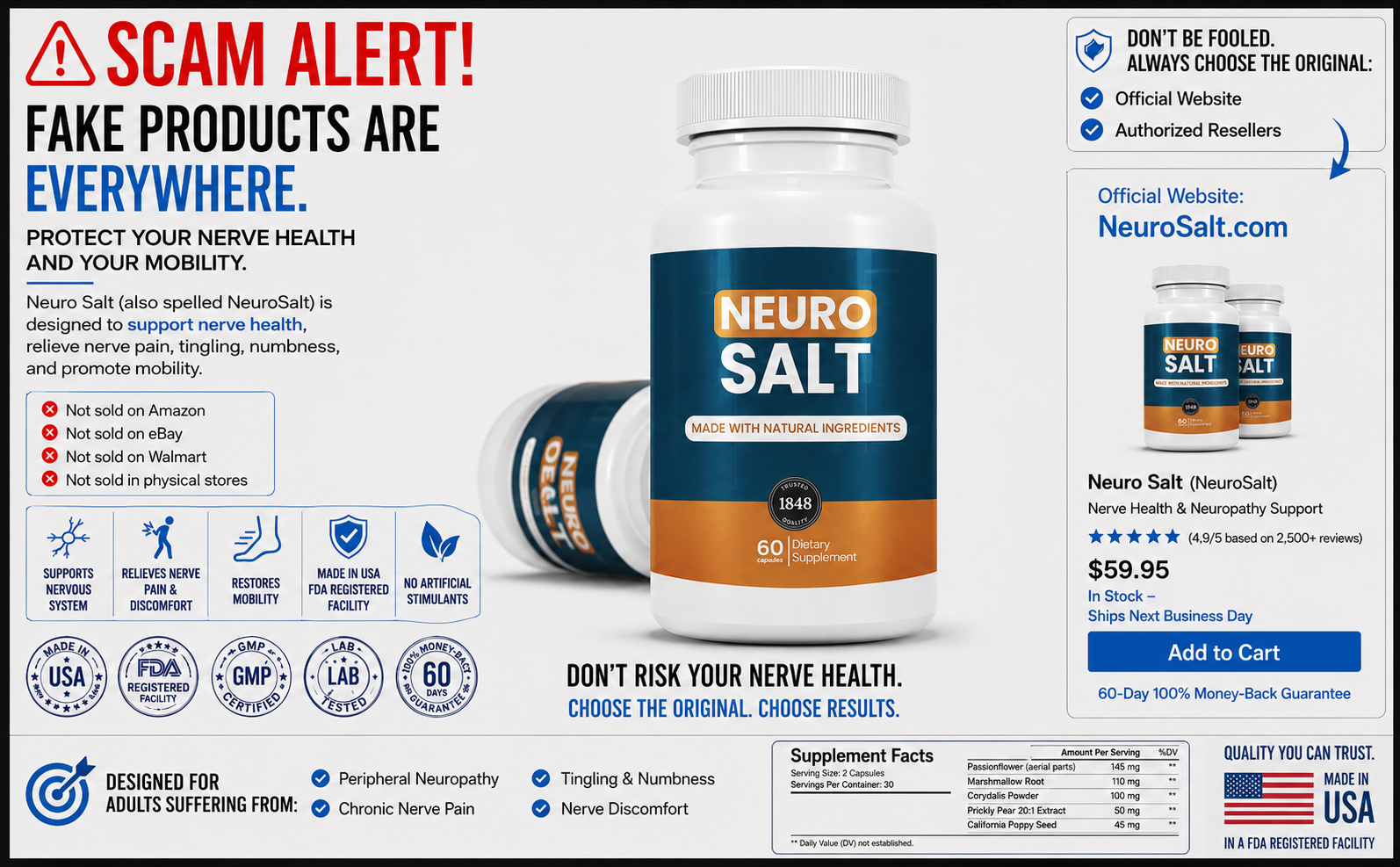 Neuro Salt scam alert warning