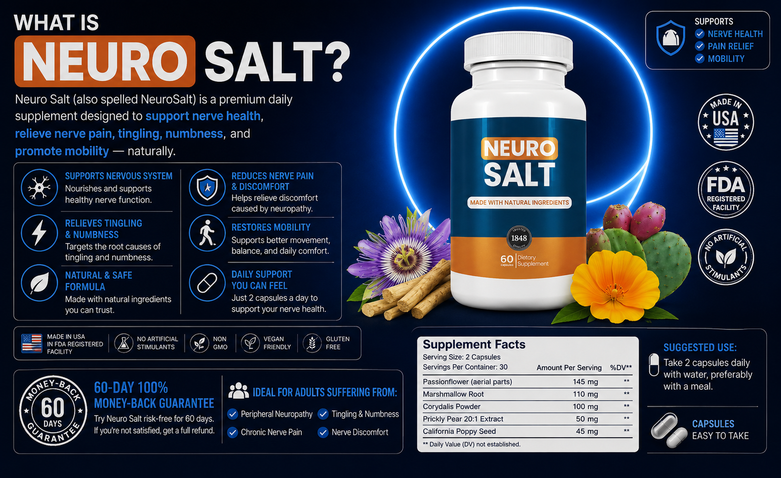 What is Neuro Salt nerve support formula